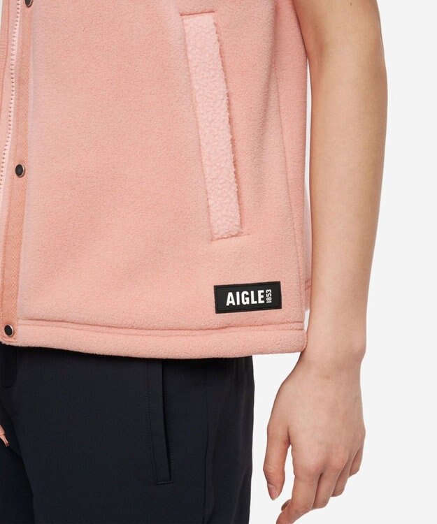 AIGLE ポーラテック ノースリーブベスト ピンク