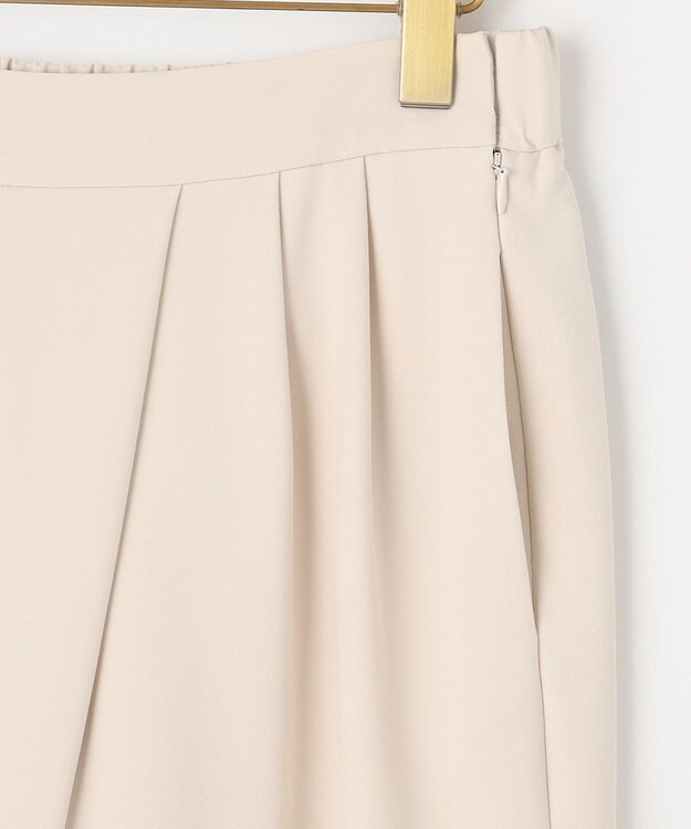 組曲 S 【KUMIKYOKU NAVY】コンフォータブルドレープ ラップパンツ アイボリー系