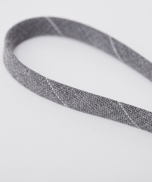 KASHIYAMA マスクストラップA ライトグレーストライプ