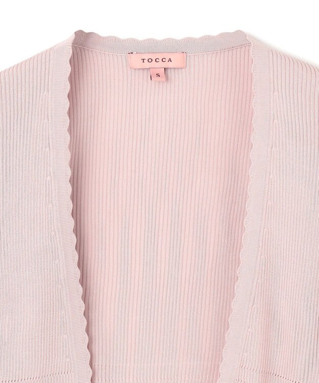 TOCCA EYELET AJISAI BOLERO ボレロ ピンク系