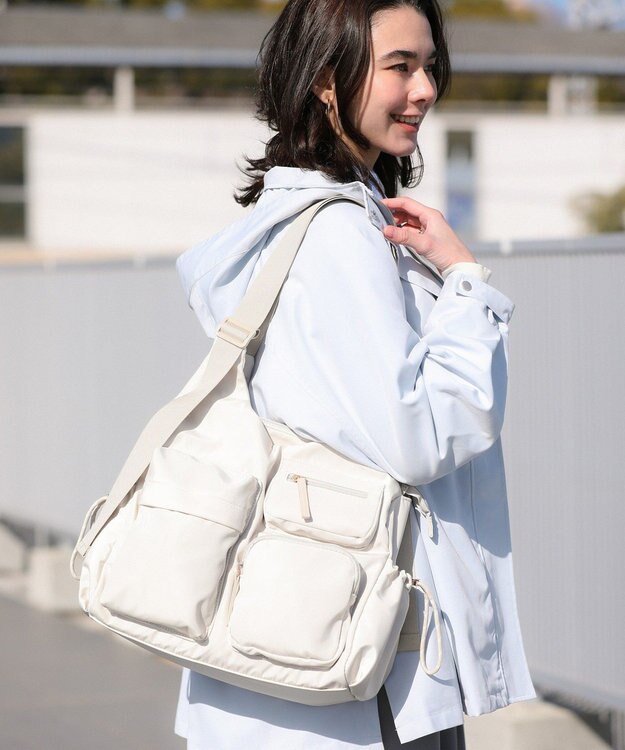 Green Parks 収納アドバイザー監修アウトポケットトート Ivory