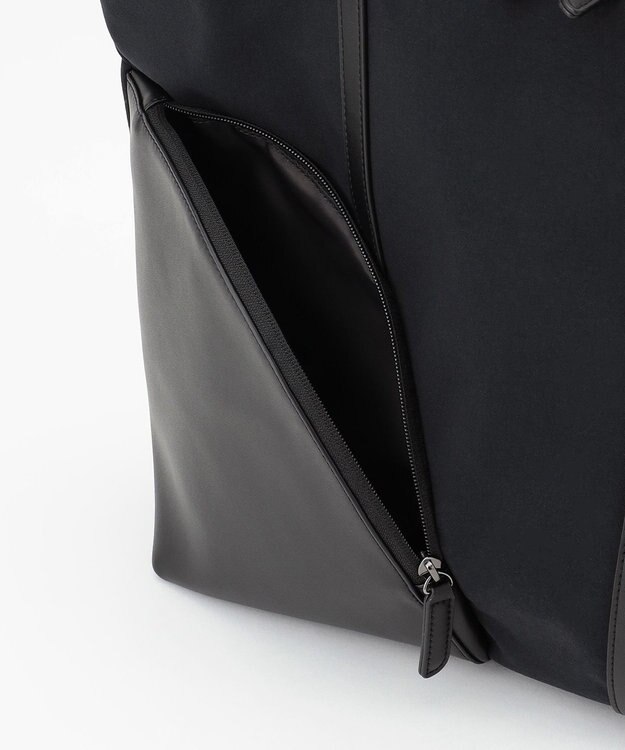 Y'SACCS コットンライクナイロントート Mサイズ ブラック