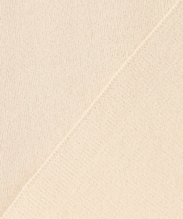 uncrave 【洗える】スムースニット スウェット風プルオーバー（uncrave WHITE） エクリュ