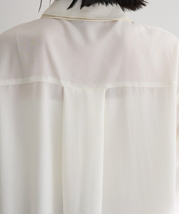 Green Parks レイヤード風ＢＩＧシャツ Off White