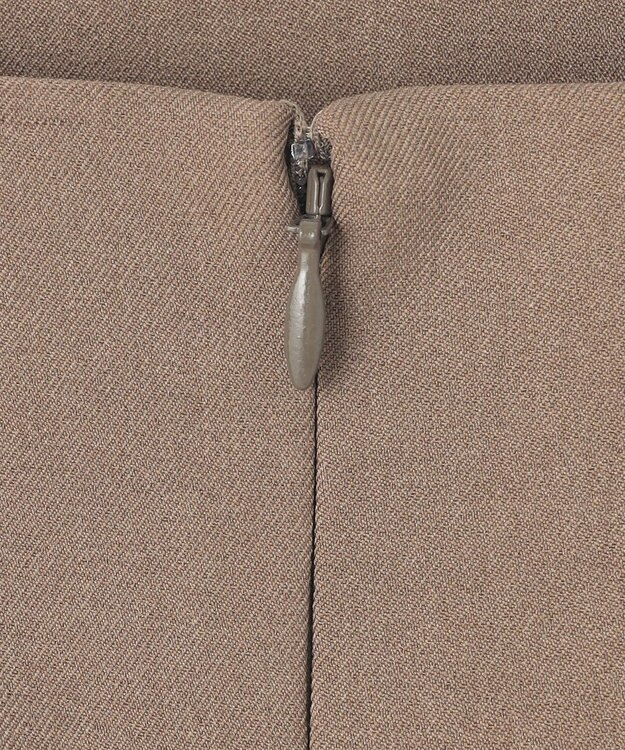 ANY SIS L 【洗える・2SET】カットデザインスタイルアップ ワンピース×ニット モカ×アイボリー