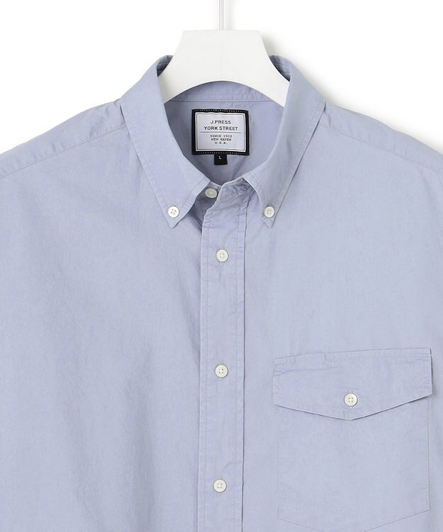 J.PRESS YORK STREET 【UNISEX】タイプライターシャツ/B.D. サックスブルー系