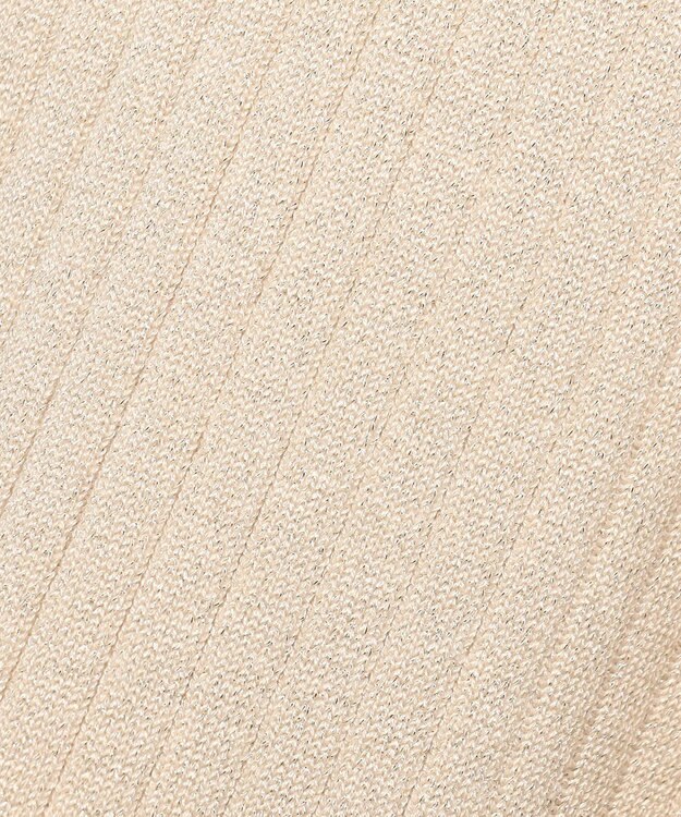 ANY SIS S 【WEB・一部店舗限定】ダブルカラー ニット シャンパン