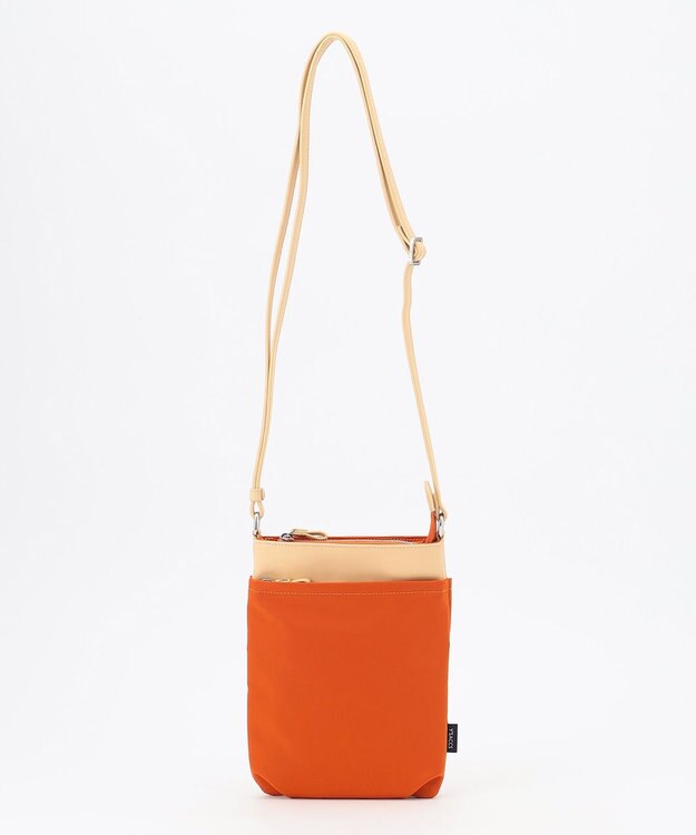 Y'SACCS 【大人のおしゃれ手帖11月号掲載】本上まなみ×Y'SACCS タックラウンドスマートポシェット オレンジ