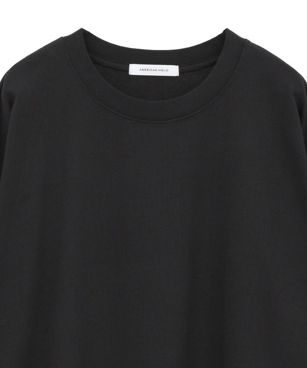 AMERICAN HOLIC コットンロング丈プルオーバー Black
