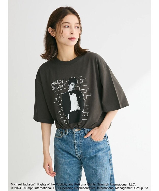 Green Parks ■ＭＩＣＨＡＥＬ　ＪＡＣＫＳＯＮ　ＰＨＯＴＯ　ＴＥＥ Charcoal Gray