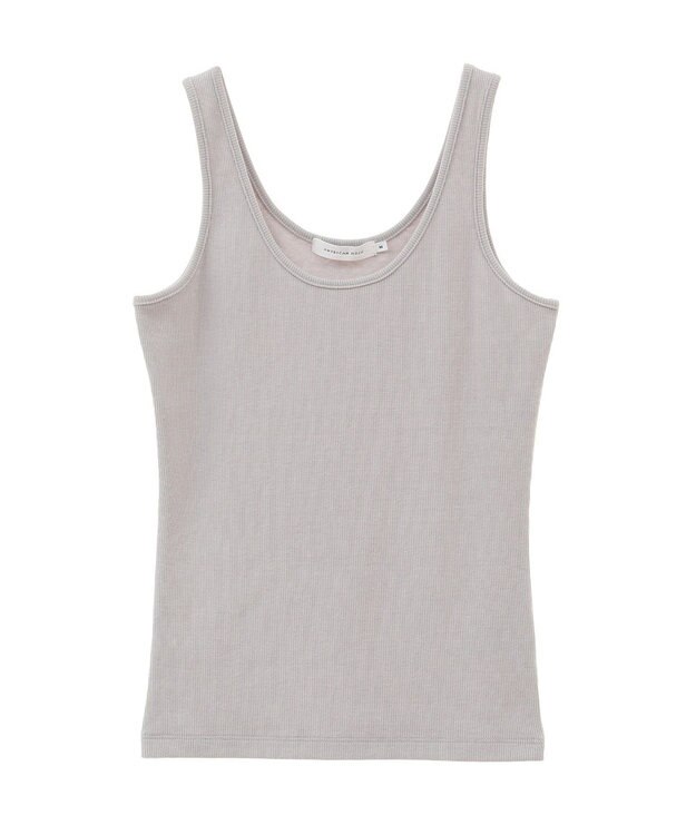 AMERICAN HOLIC リブタンクトップ Light Gray
