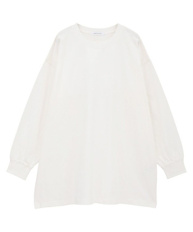 AMERICAN HOLIC コットンロング丈プルオーバー Off White