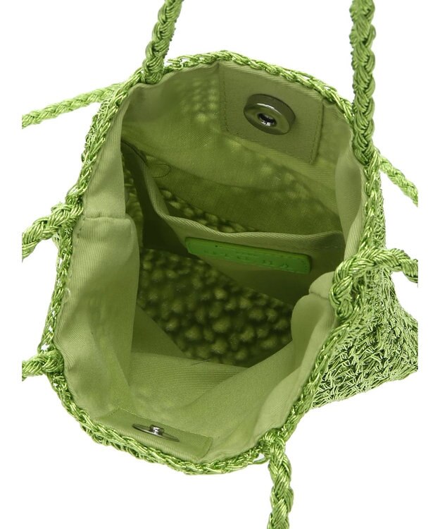 Green Parks ＯＴＯ．ＨＡ．　クロシェ編みショルダーバッグ Lime Green