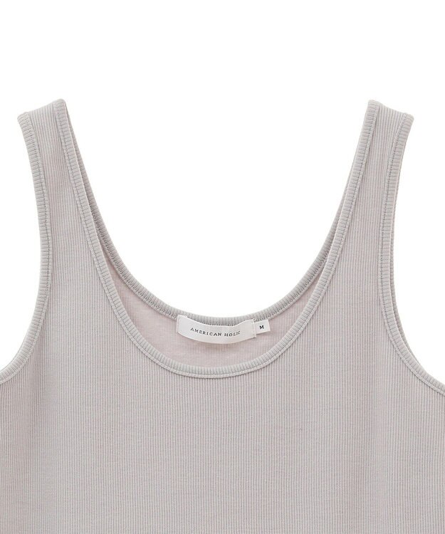 AMERICAN HOLIC リブタンクトップ Light Gray