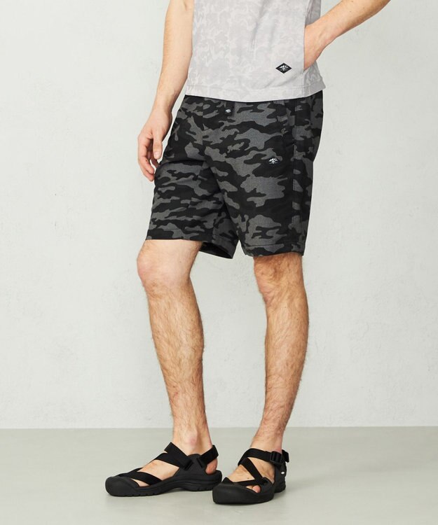 JOSEPH ABBOUD MOUNTAIN 【UNISEX】オーガニックコットンシャンブレーカモ ハーフパンツ ブラック系5