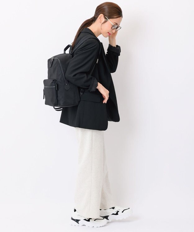 ACE BAGS & LUGGAGE W&.Day/Night ハウン スリムリュック B5サイズ 15571 ダブルアンドデイナイト ブラック