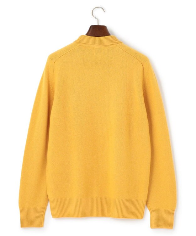 J.PRESS MEN ポロカラー カシミヤニット イエロー系