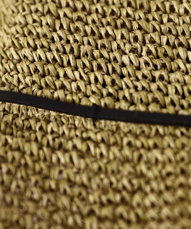 Tiaclasse ナチュラルな風合いのアンダリミックスクロシェハット キャメル