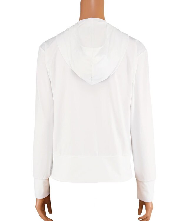 San-ai Resort（三愛水着楽園） 【UPF50＋】　ラッシュパーカー　S・M・L　【San-ai Resort（サンアイリゾート）】 ホワイト