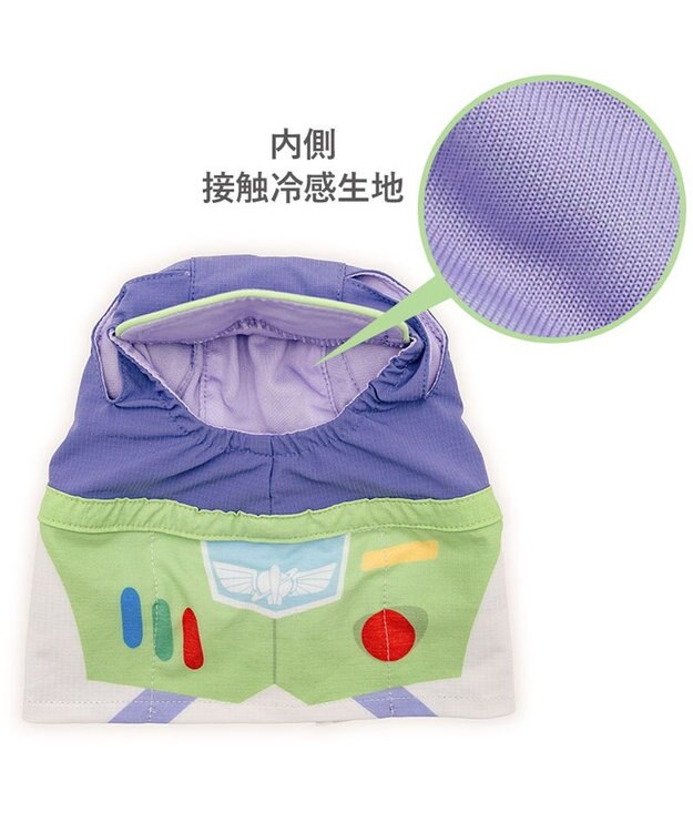 PET PARADISE ディズニー トイ・ストーリー バズ 保冷付き帽子 ＳＭ 中型犬 パープル