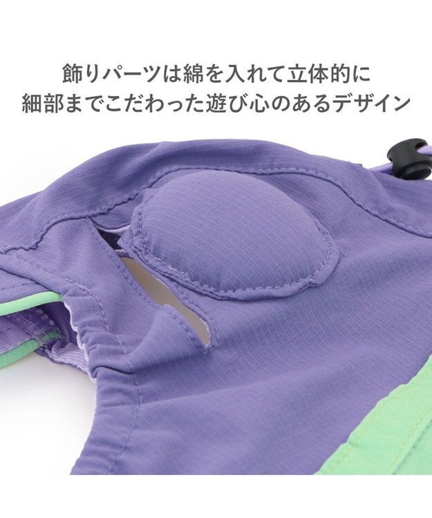 PET PARADISE ディズニー トイ・ストーリー バズ 保冷付き帽子 ＳＭ 中型犬 パープル