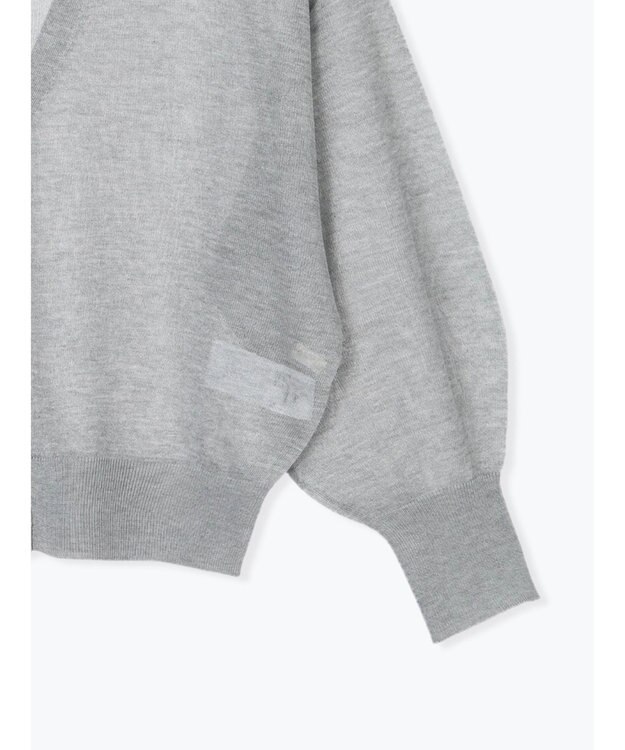 Te chichi Levita14GVネックカーディガン グレー