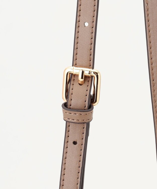 組曲 ファーバケットコンビ バッグ ベージュ系