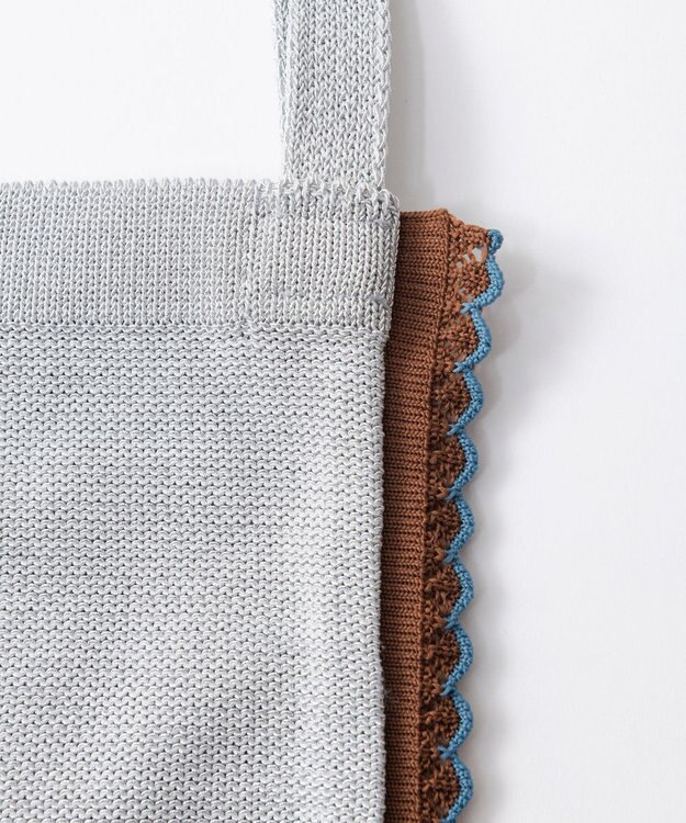 TRICOTE フリルラメバッグ 01SILVER