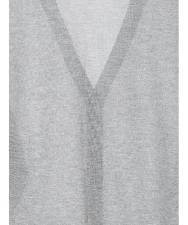 Te chichi Levita14GVネックカーディガン グレー