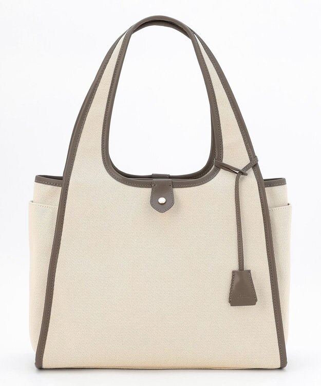 J.PRESS LADIES 【PC収納可能】キャンバス トートバッグ モカ系