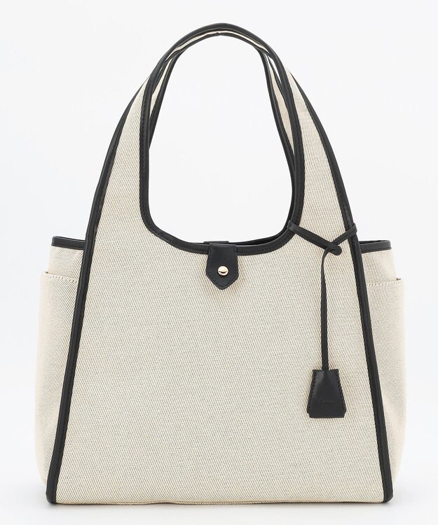 J.PRESS LADIES 【PC収納可能】キャンバス トートバッグ ブラック系