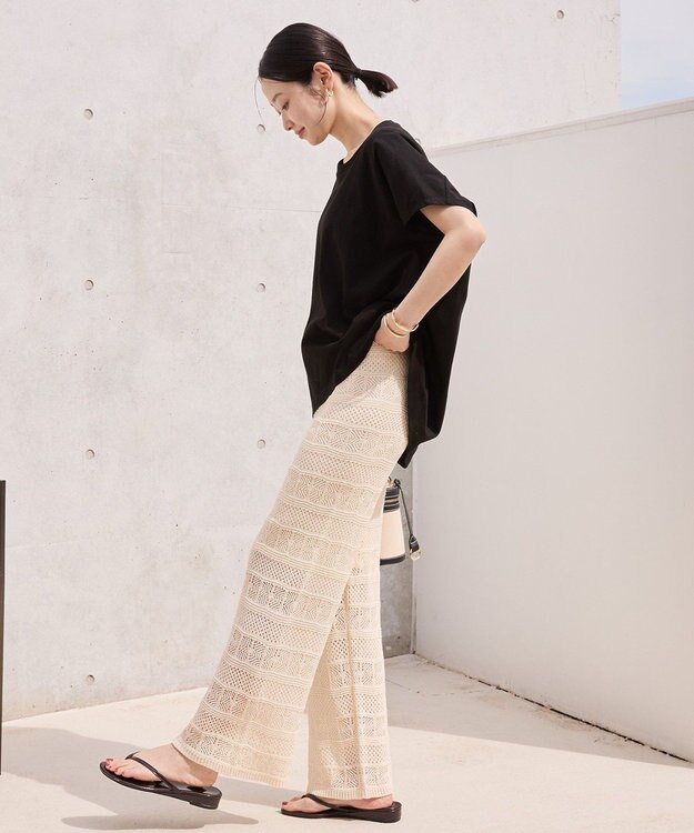 AMERICAN HOLIC フレンチスリーブ後切替プルオーバー Black