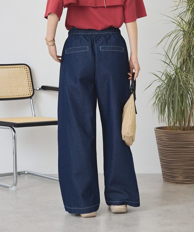 AMERICAN HOLIC イージーデニムワイドパンツ Indigo