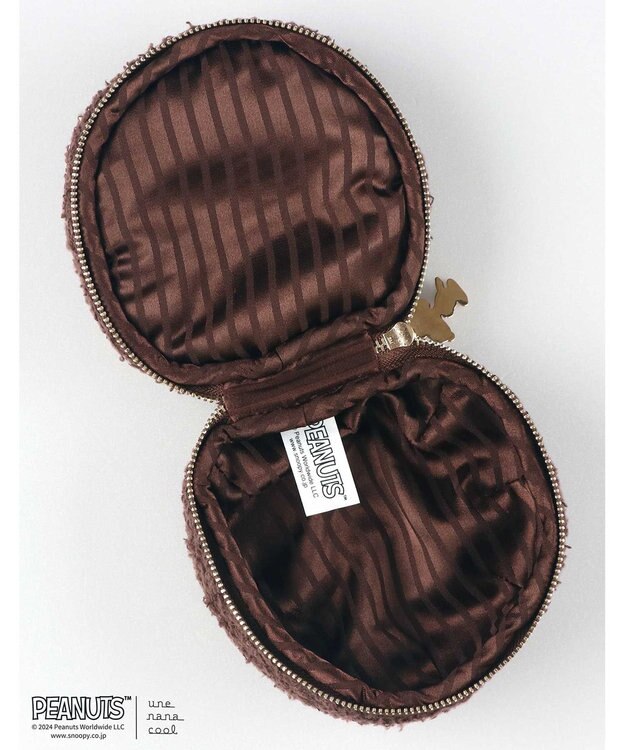 une nana cool 【スヌーピー】PEANUTS × une nana cool ドーナツポーチ SNOOPY BR