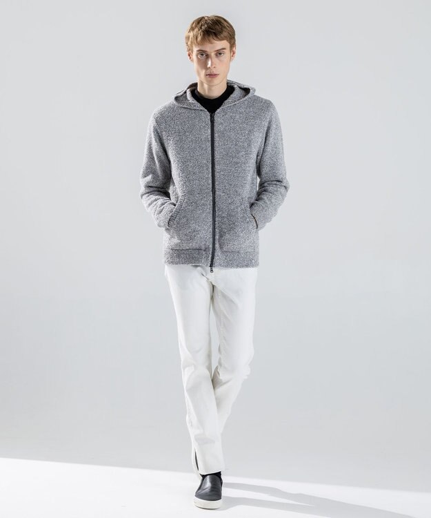 JOSEPH HOMME 【抜群のストレッチ性/光沢素材】ハイパワーソフトストレッチ 5ポケットパンツ / STICK 5P ホワイト系