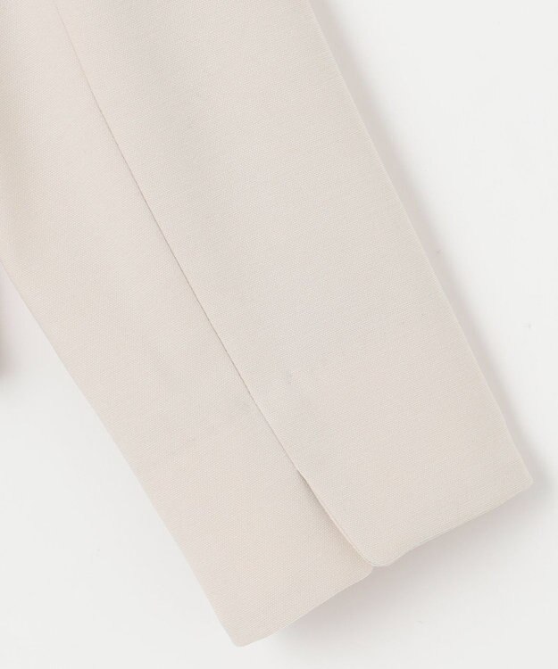 ANY SIS L 【洗える】バイカラードビー ジャケット ライトベージュ