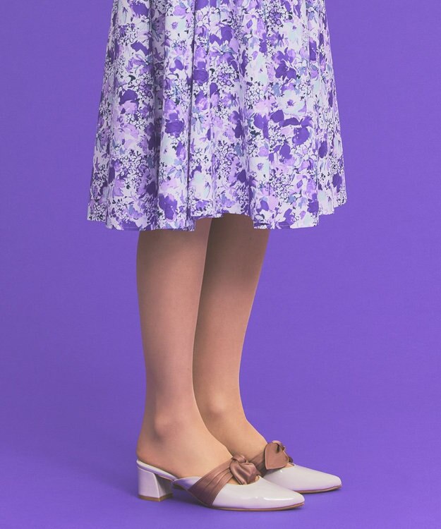 TOCCA RIBBON MULE SANDALS ミュールサンダル ピンク系