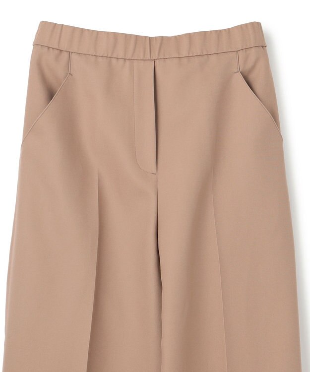 JOSEPH 【洗える】ボイルコットン　ワイドトラウザーズ Frozen Mocha