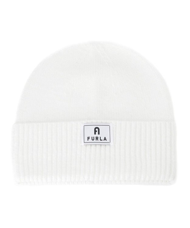 MOONBAT FURLA 折り返しビッグワッチ／ニット帽 オフホワイト