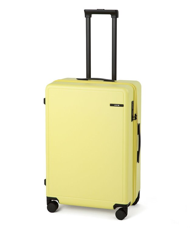 ACE BAGS & LUGGAGE ACE ベベル スーツケース 63L 5~7泊 ドリンクホルダー付き 05682 エース イエロー