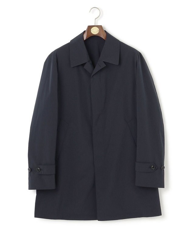 J.PRESS MEN 【驚きの軽さ / オンオフ兼用】【ストレッチ性 / 撥水機能 / 手洗い可】テクニカルライトポプリン カーコート ネイビー系