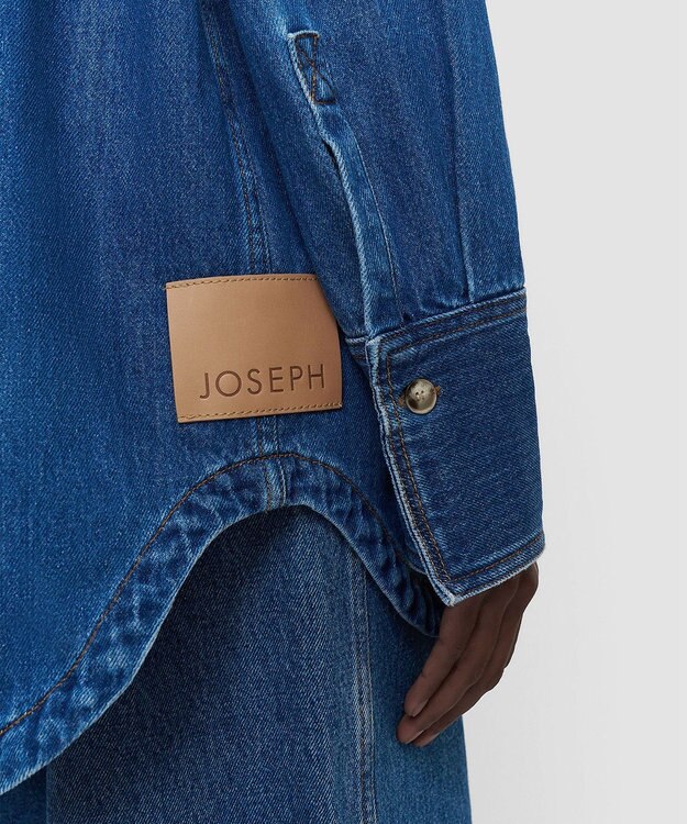 JOSEPH ライトデニムシャツ Mid blue