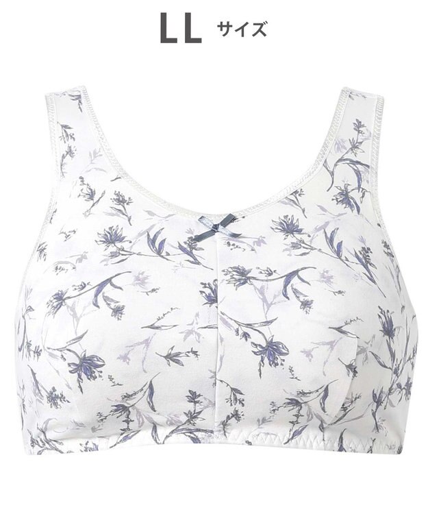 AMPHI ノンワイヤーブラ ナイトブラ 夜用ブラ 寝るとき用ブラ 眠っている間もバストをサポート 【ナイトアップブラ】 ブラジャー ブラ ワイヤレス LWF163 アンフィ／ワコール ホワイト