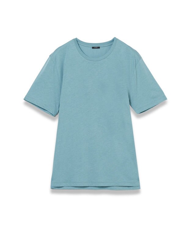 JOSEPH 【洗える】コットンシルク　ジャージーティーシャツ Lagoon