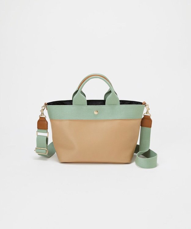 TOPKAPI 【Breath TOPKAPI】【26SS新色】RIPPLE リプル トート バッグ M（ショルダー付き） ペールミント