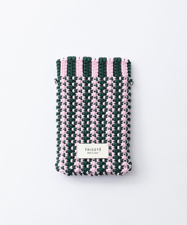 TRICOTE マクラメサコッシュバッグ 42GREEN