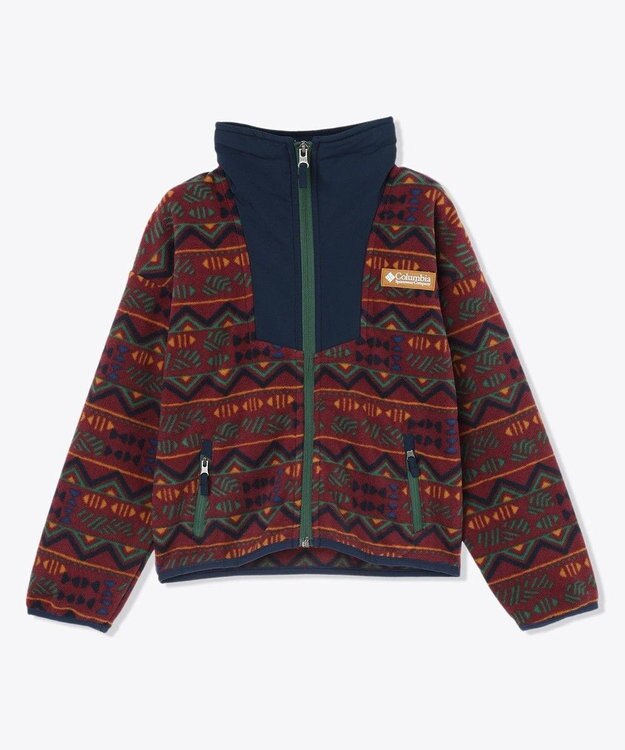 Columbia Columbia/ 【KIDS】セコイアグローブプリンテッドフルジップフリース /コロンビア Rich Wine Horizons、 Coll Navy