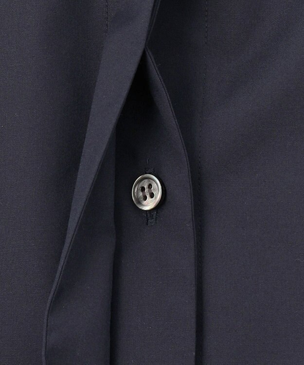 #Newans 【ANSWER for 骨格ストレート】バンドカラーシャツワンピース ネイビー系