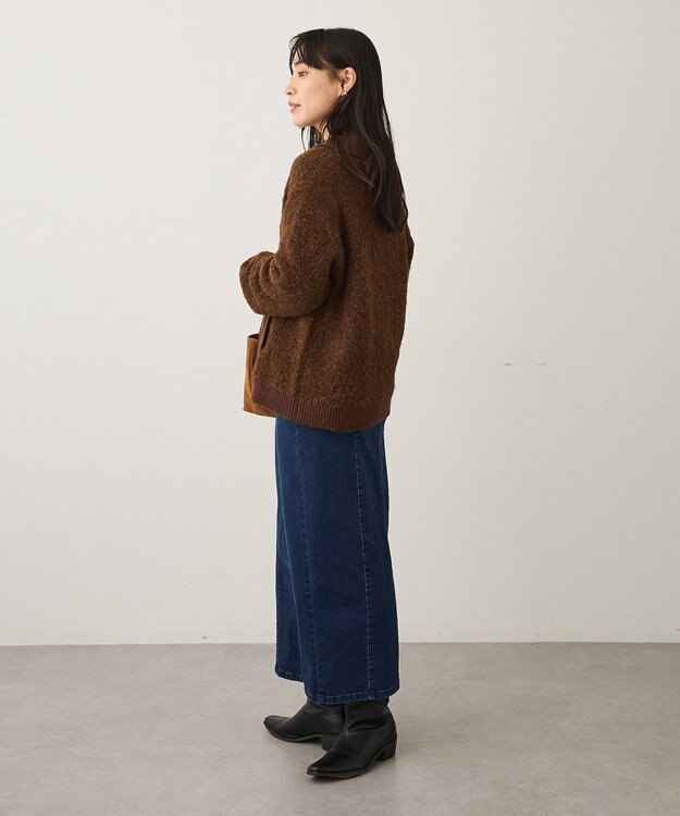 CRAFT STANDARD BOUTIQUE 裏起毛デニムスカート Indigo