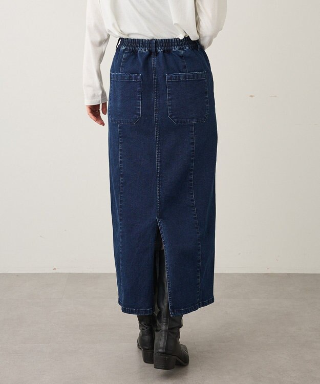 CRAFT STANDARD BOUTIQUE 裏起毛デニムスカート Indigo